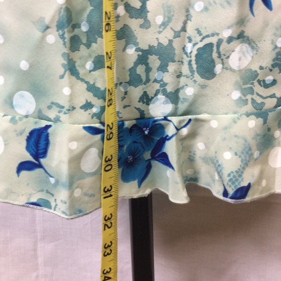 Nicolete Green/Blue Floral Dress - Picture 7 of 12